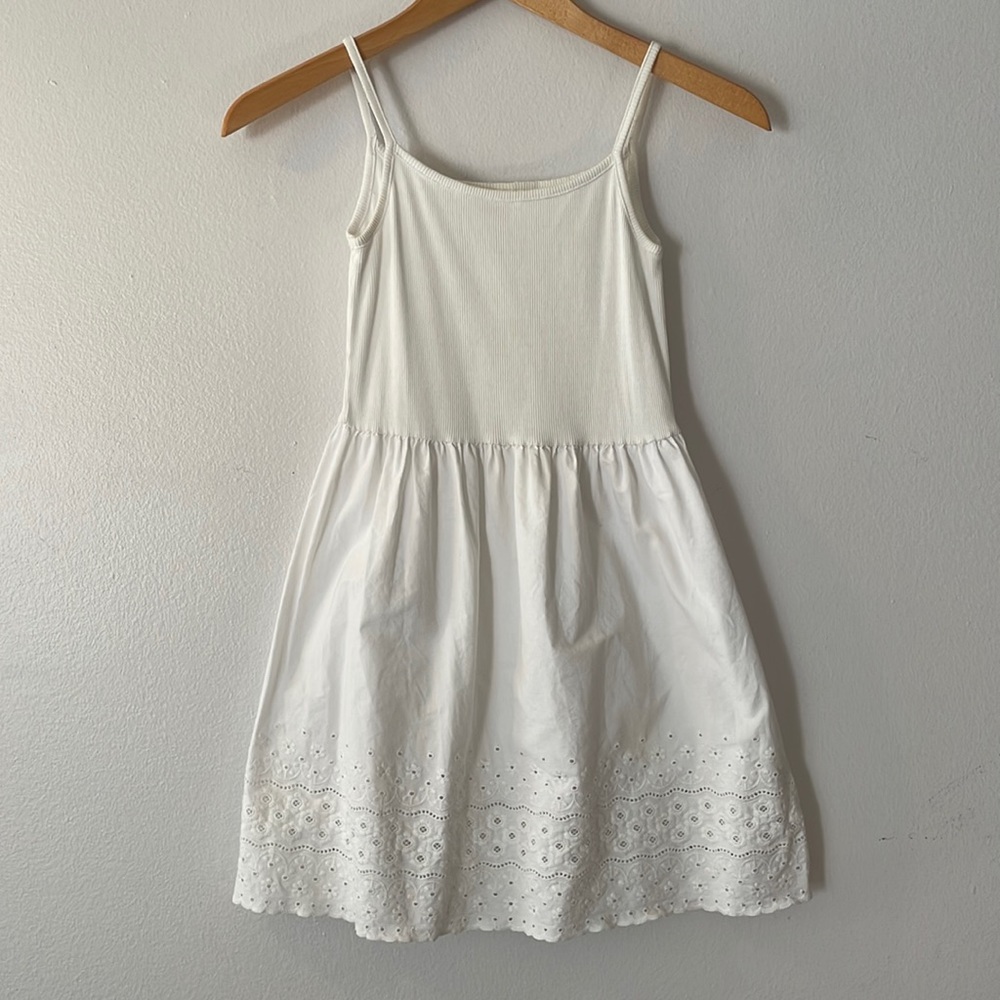 Hanna Anderson White summer Dress